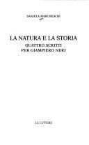 Tapa de La natura e la storia