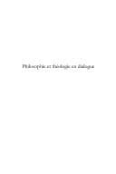 Tapa de Philosophie et théologie en dialogue, 1996-2006