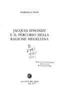 Tapa de Jacques D'Hondt e il percorso della ragione hegeliana