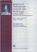 Tapa de Religion im Nationalstaat zwischen den Weltkriegen 1918-1939