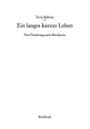Tapa de Ein langes kurzes Leben