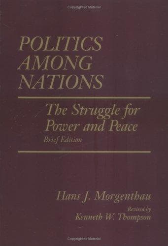 Tapa de Politics among nations