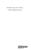 Tapa de Zwischen Aufklärung und Romantik