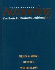 Tapa de Accounting, the basis for business decisions