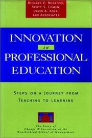 Tapa de Innovation in professional education
