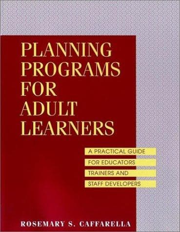 Tapa de Planning programs for adult learners