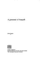 Tapa de A grammar of Anejom̃