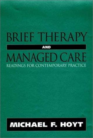 Tapa de Brief therapy and managed care