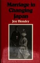 Tapa de Marriage in changing Japan