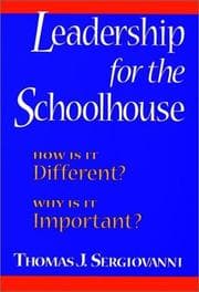 Tapa de Leadership for the Schoolhouse: How Is It Different?