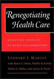 Tapa de Renegotiating health care