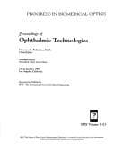 Tapa de Proceedings of ophthalmic technologies