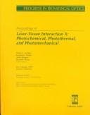 Tapa de Proceedings of laser-tissue interaction X