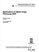 Tapa de Applications of digital image processing XXIII