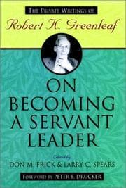 Tapa de On becoming a servant-leader