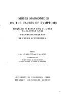 Tapa de Moses Maimonides on the causes of symptoms