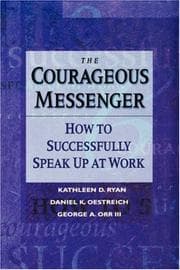 Tapa de The courageous messenger