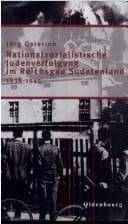 Tapa de Nationalsozialistische Judenverfolgung im Reichsgau Sudetenland 1938-1945