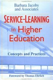 Tapa de Service-learning in higher education