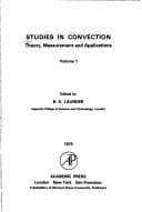 Tapa de Studies in convection