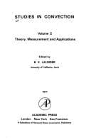 Tapa de Studies in convection