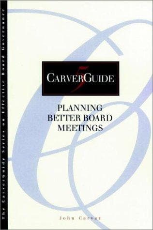 Tapa de Planning better board meetings