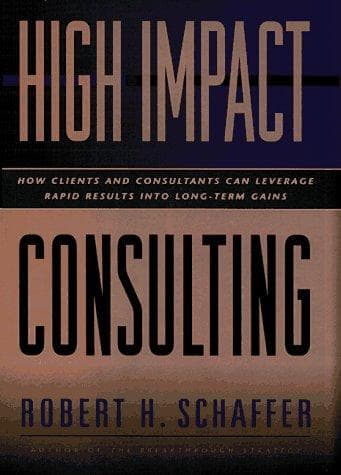 Tapa de High-impact consulting