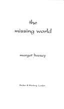Tapa de The missing world