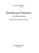 Tapa de Quartine per Francesco