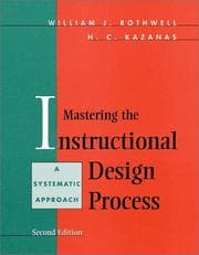 Tapa de Mastering the instructional design process