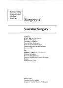 Tapa de Vascular Surgery (Butterworth International Medical Reviews. Surgery, Vol 4)