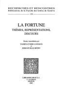 Tapa de Recherches et rencontres, vol. 19: La Fortune - Themes, representations, discours