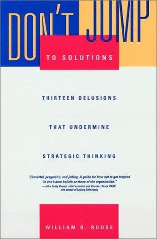 Tapa de Don't jump to solutions