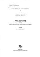 Tapa de Paradossi, cioè, Sentenze fuori del comun parere