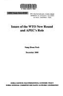 Tapa de Issues of the WTO new round and APEC's role