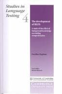 Tapa de The development of IELTS