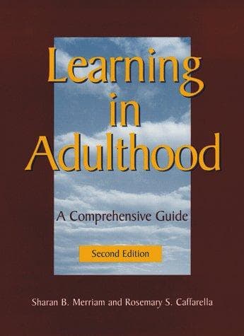Tapa de Learning in adulthood