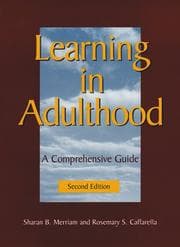 Tapa de Learning in adulthood