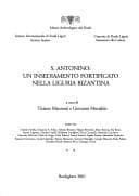 Tapa de S. Antonino: un insediamento fortificato nella Liguria bizantina