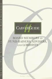 Tapa de Board members as fund-raisers, advisers, and lobbyists
