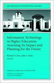 Tapa de Information technology in higher education