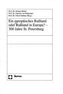 Tapa de Ein europäisches Russland oder Russland in Europa?
