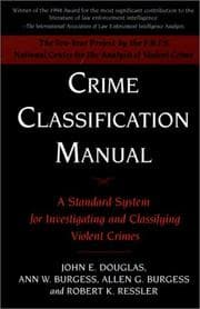 Tapa de Crime classification manual
