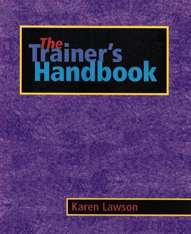 Tapa de The trainer's handbook