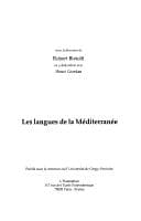 Tapa de Les langues de la Méditerranée
