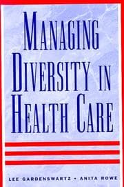 Tapa de Managing diversity in health care
