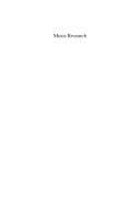 Tapa de Music research
