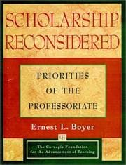 Tapa de Scholarship reconsidered