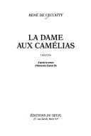 Tapa de La dame aux camélias