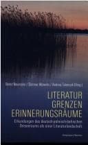 Tapa de Literatur Grenzen Erinnerungsr aume